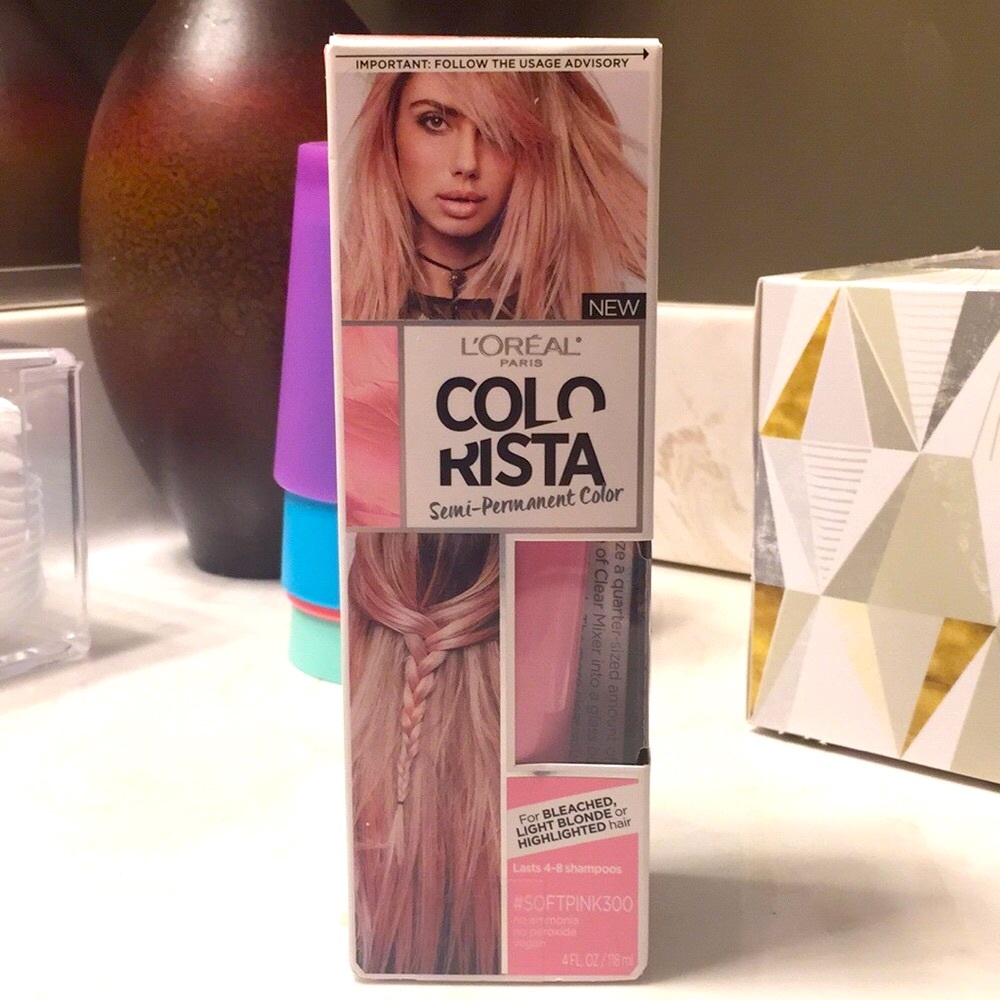 👩🏼‍🎤L’Oréal Colorista Pink Semi-Permanent Dye